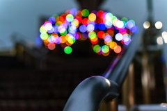 控え目イルミネーション　開放でボカす