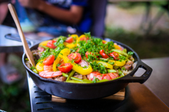 キャンプパエリア