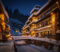 興味深い場所の冬