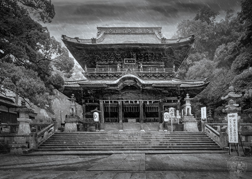 雨だけど、こんなに美しい場所