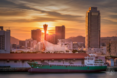 魔法のような夕焼けの贈り物