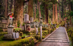 とても神聖で美しい墓地