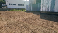 きれいに整地まで終わりました