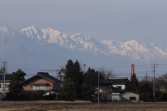 後立山連峰遠望