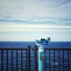 海を見つめる瞳