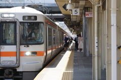 米原駅の風景
