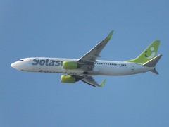 ソラシドエア　飛行機