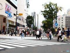 街の交差点