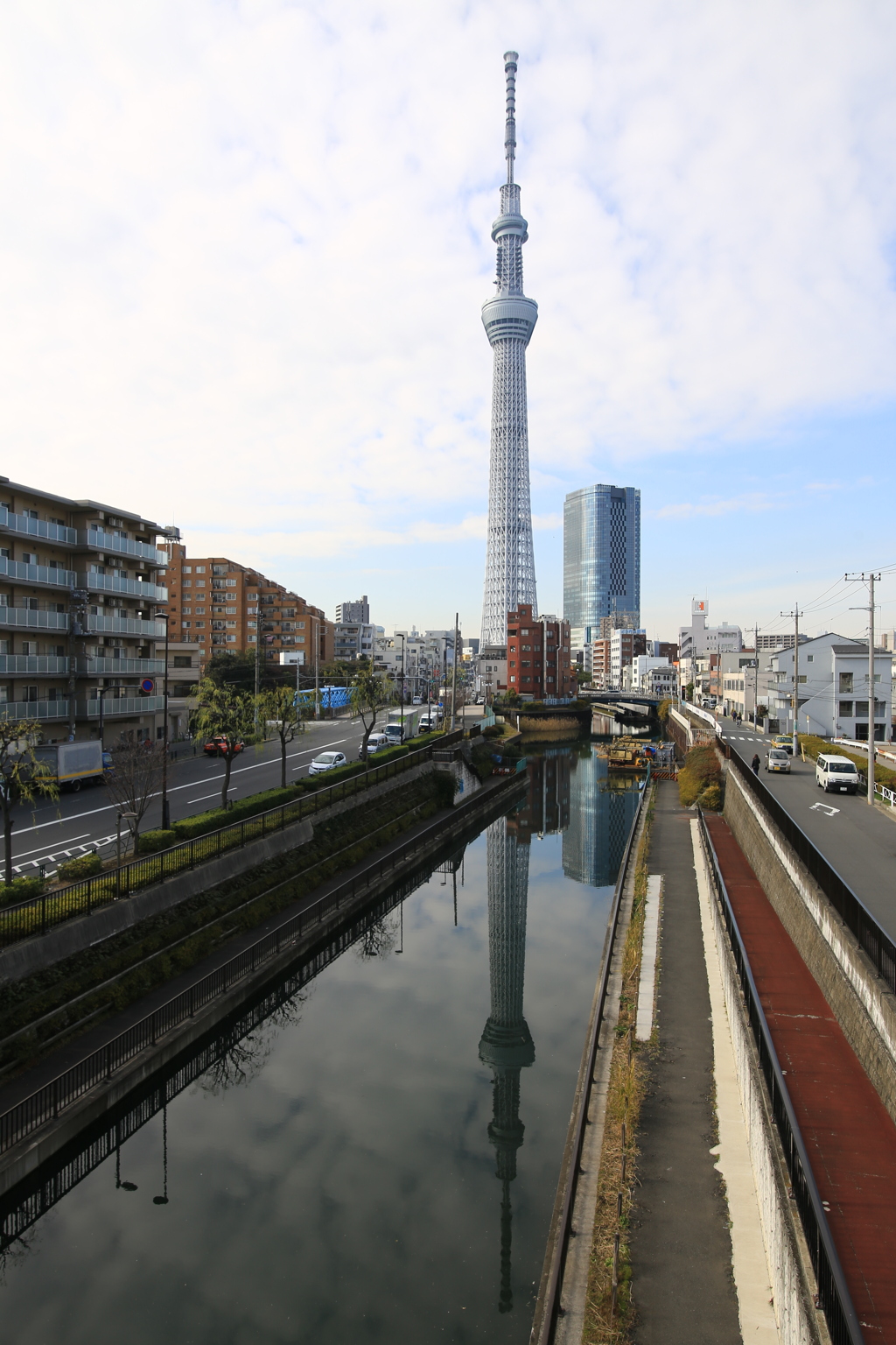 逆さスカイツリー