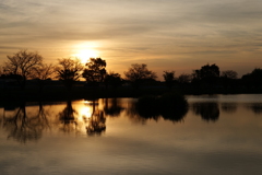 夕暮れ