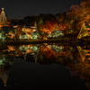 肥後細川庭園　ライトアップ①