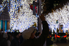 イルミネーションを撮る