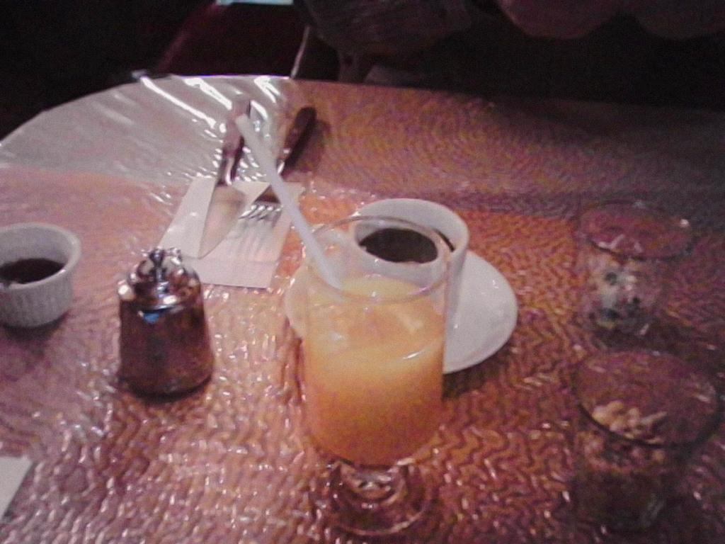 ステーキを待つあいだに