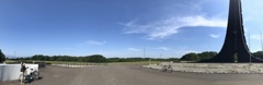 在りし日の北海道百年記念塔