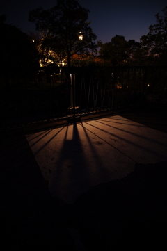 夕暮れに灯す灯り