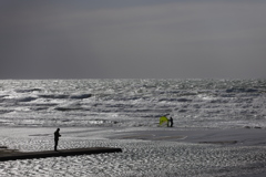 強風の海