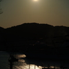 湾の夕景