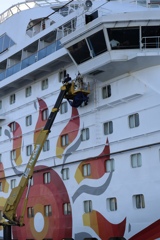 お届け物でーす