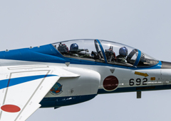 松島基地上空訓練4番機