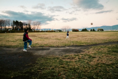 ボールを追いかけて