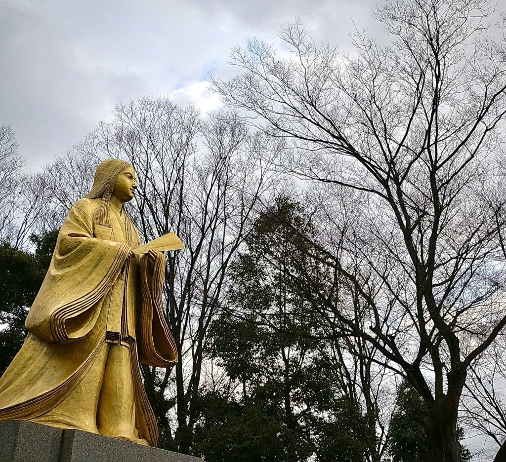 紫式部公園にて