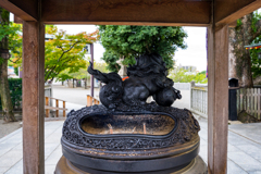 本堂前