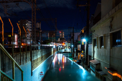 終電後の風景