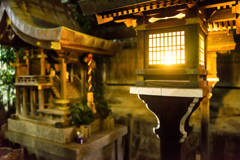 神社の端っこ