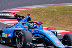 鈴鹿をコソ練するF1ドライバー　Ollie Bearman
