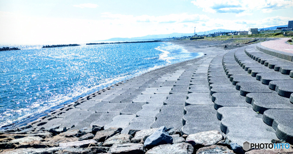 海の階段