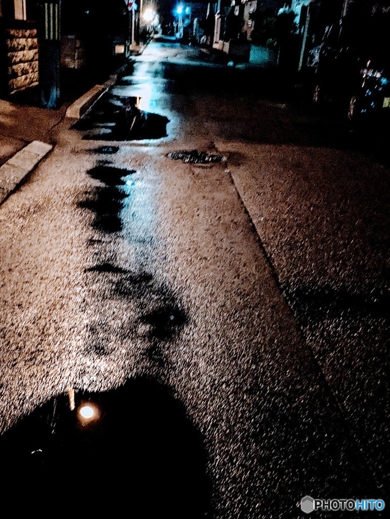 夜の道