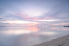 夕焼け　サムイ島