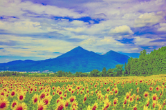 夏の磐梯山