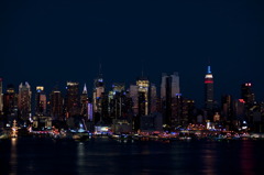 Manhattan in the night
