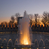 Water Fountain in orange