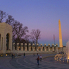 Washington Monument in twilight