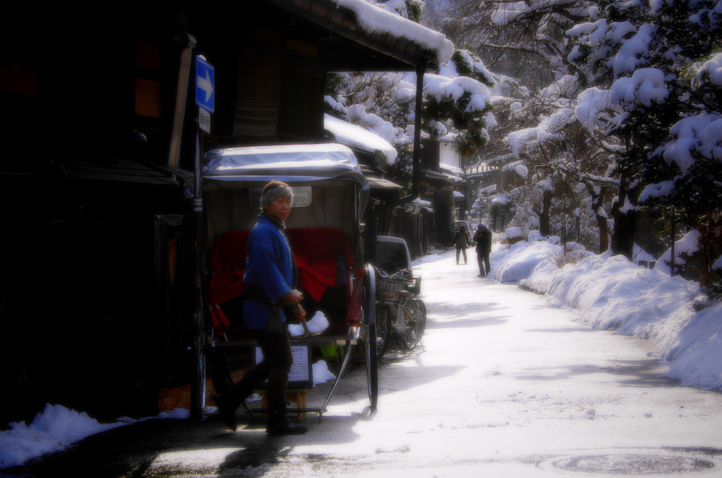 高山旅情（雪かき）