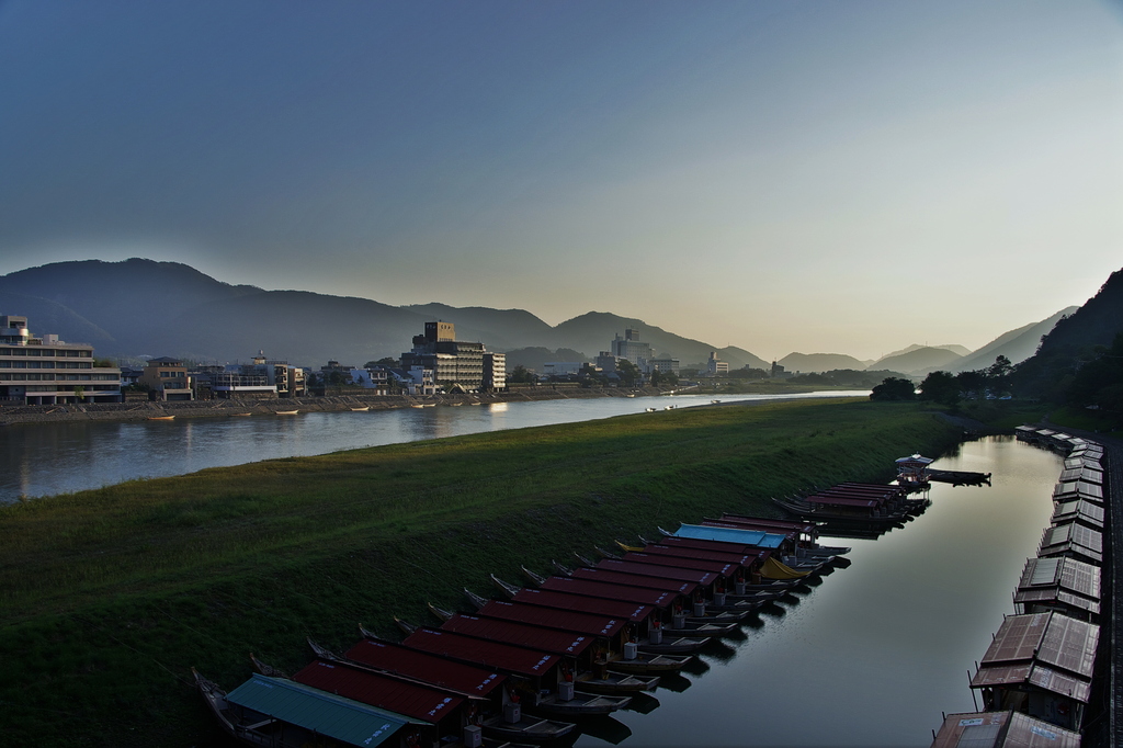 長良川朝の景（HDR)