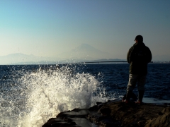 江ノ島から望む富士