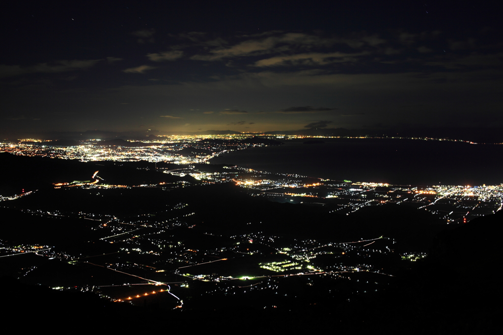 1377ｍから夜景