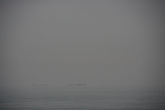 小雨＋夕刻＋海