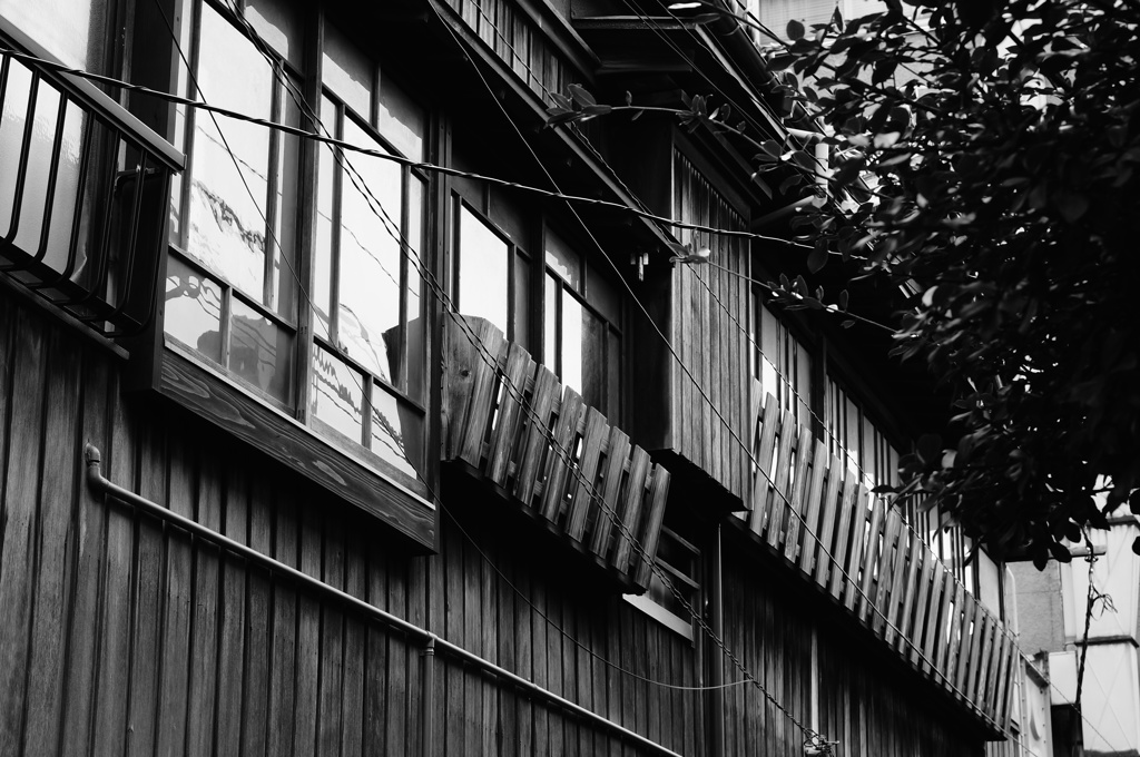 新潟市古町の花街にて