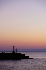 夕釣り