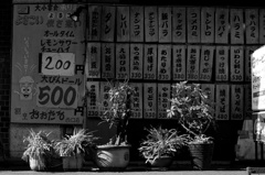 常連さんたち　BW