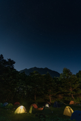 上高地の夜