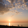 日本海の夕日