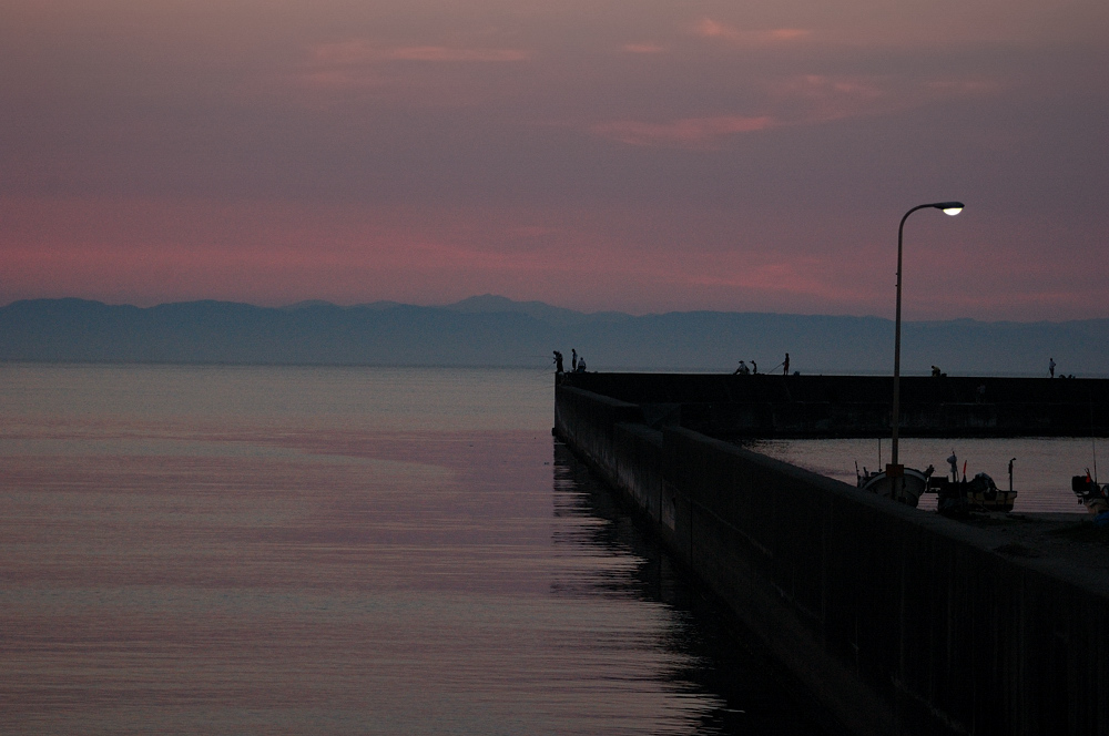 夕釣り