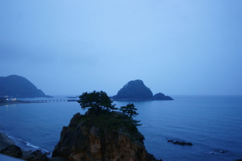 夜の湯野浜