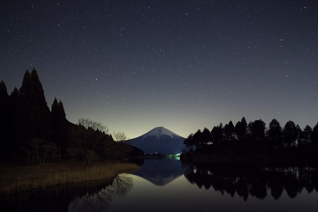 田貫湖の夜