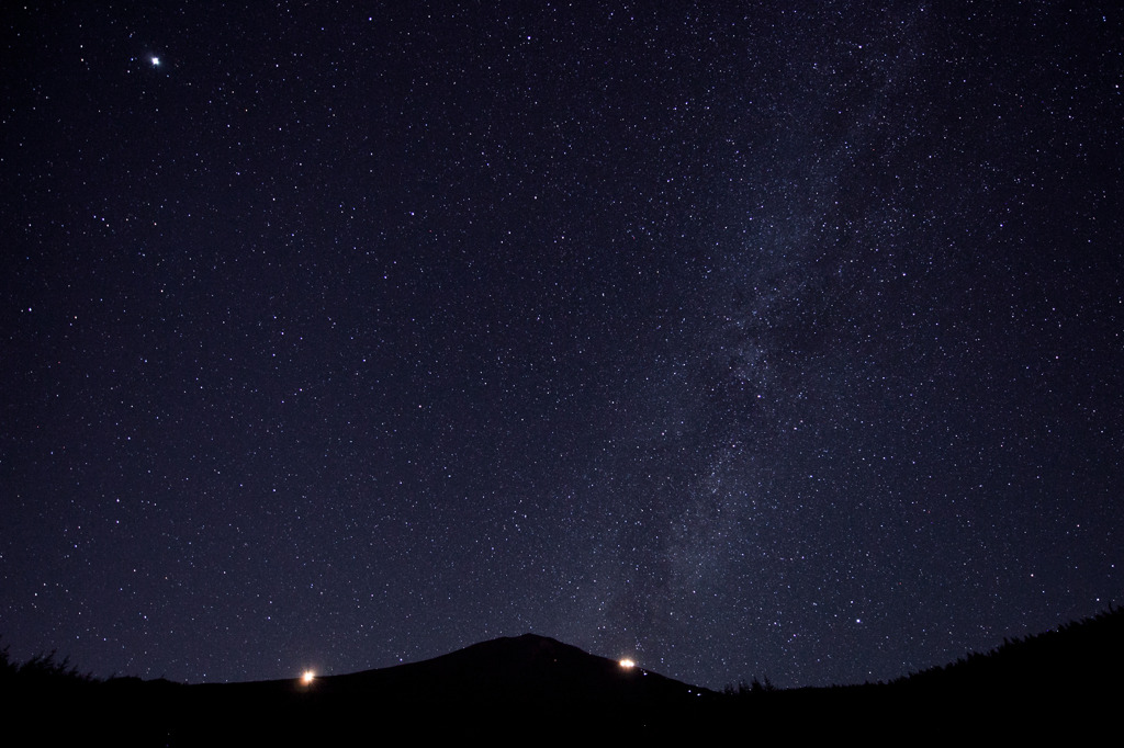 Mt. Fuji and the Milky Way